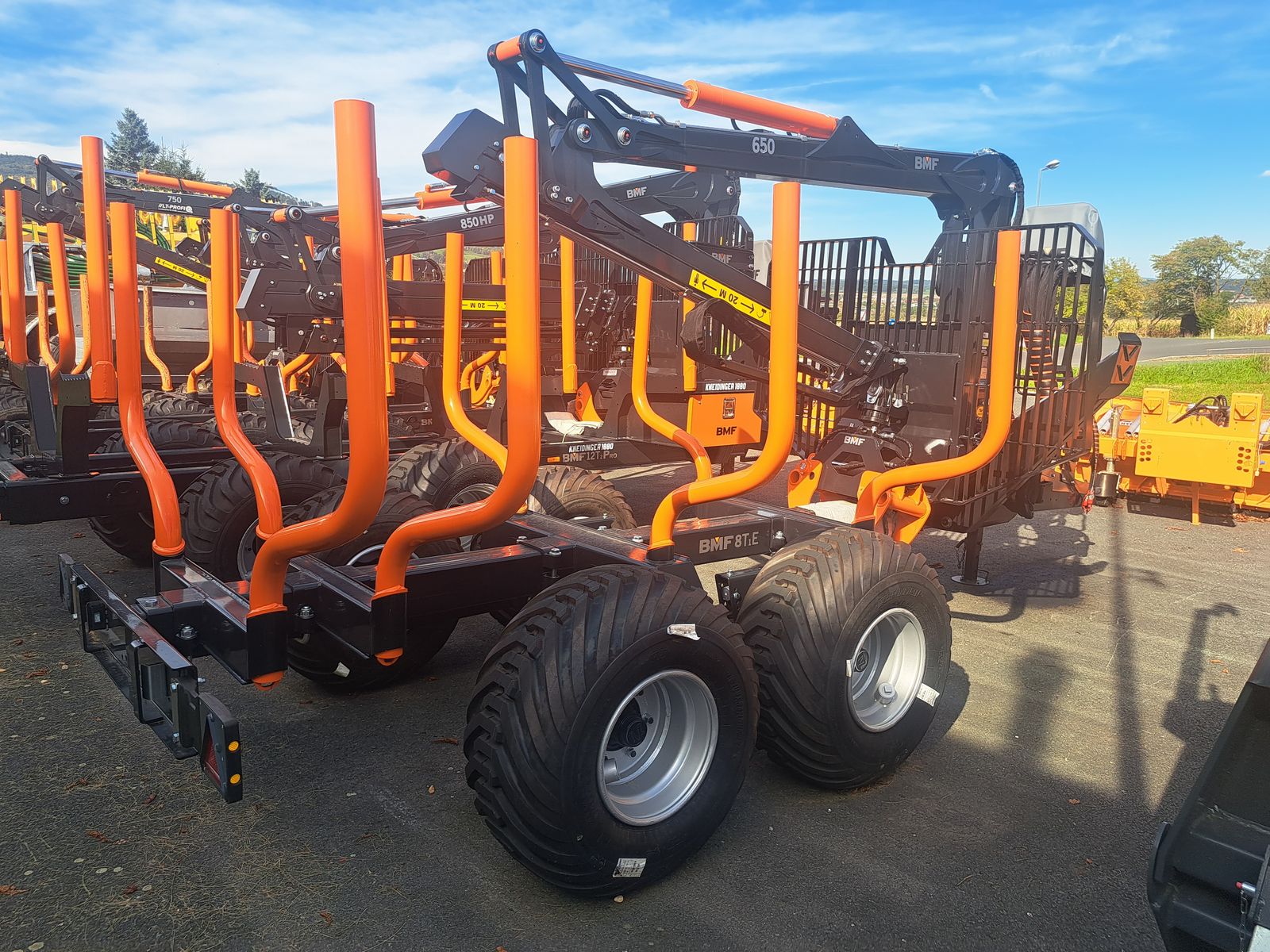 BMF 8T1 E Rückewagen mit Kran 650