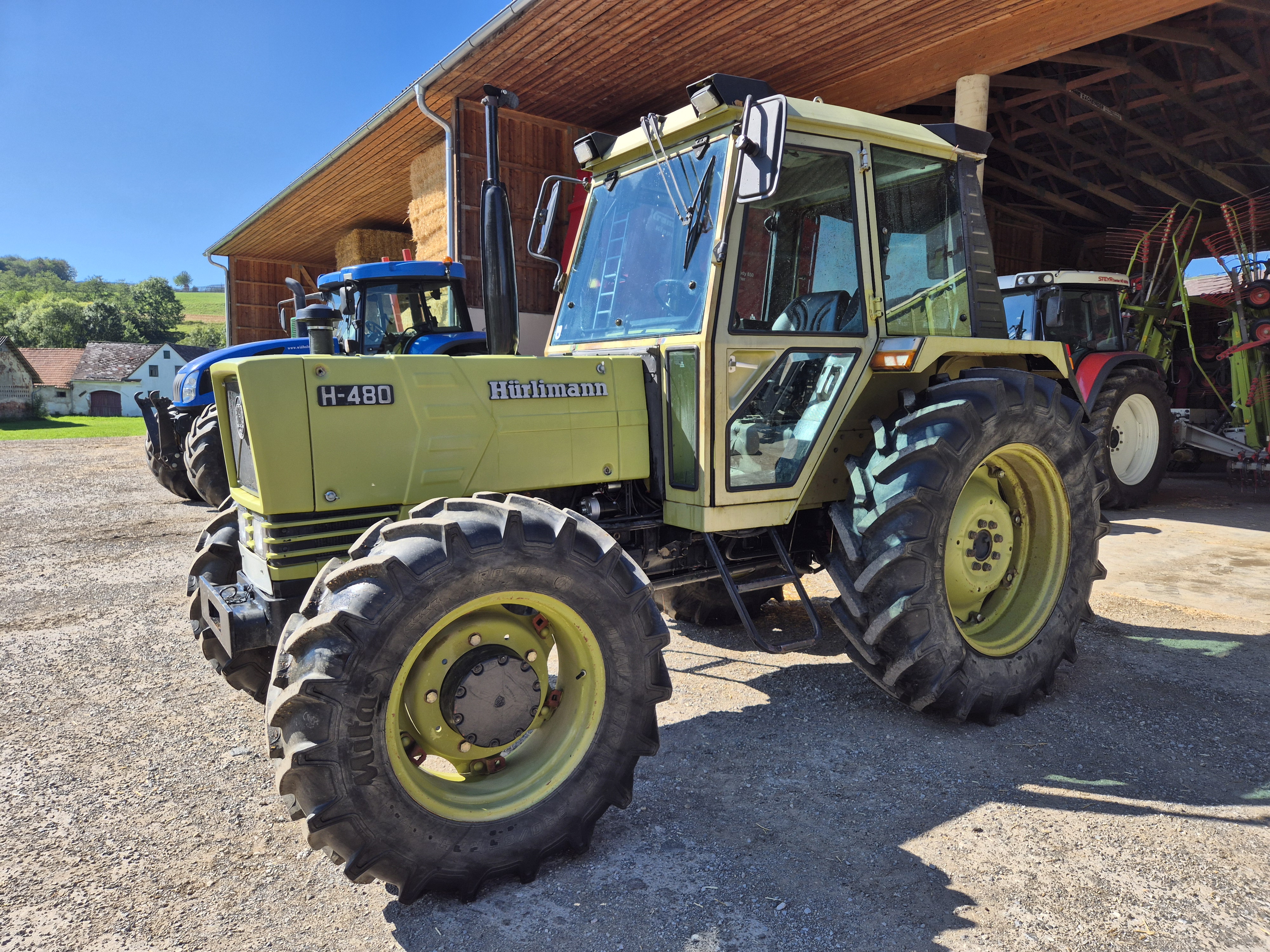 Hürlimann H 480 Allrad | NUR 4.038 h | Kupplung neu | 3x DW | Pickerl neu - Vermittlungsverkauf